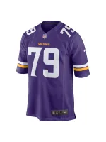 Men's Minnesota Vikings Tyrese Robinson Nike Purple Team Game Jersey