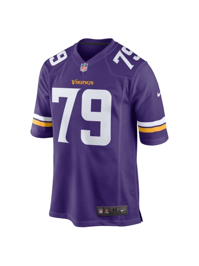 Men's Minnesota Vikings Tyrese Robinson Nike Purple Team Game Jersey 02