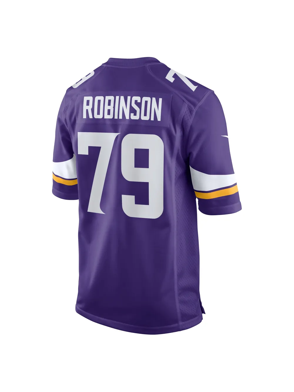 Men's Minnesota Vikings Tyrese Robinson Nike Purple Team Game Jersey