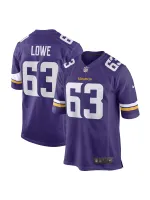 Men's Minnesota Vikings Vederian Lowe Nike Purple Game Player Jersey