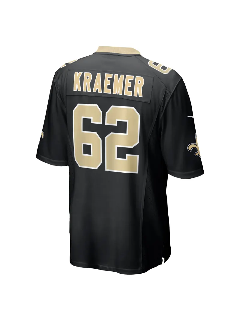 Men's New Orleans Saints Tommy Kraemer Nike Black Team Game Jersey