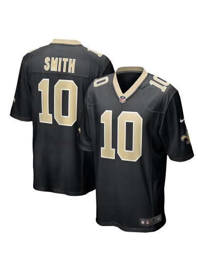 Men's New Orleans Saints Tre'Quan Smith Nike Black Game Jersey 01