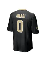 Men's New Orleans Saints Ugo Amadi Nike Black Team Game Jersey
