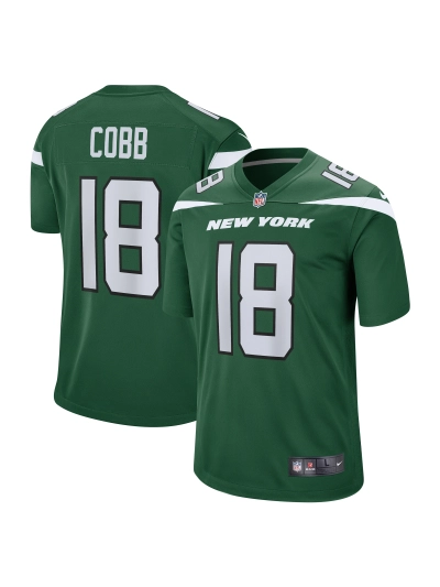 Men's New York Jets Randall Cobb Nike Gotham Green Game Jersey 01