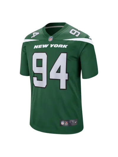 Men's New York Jets Solomon Thomas Nike Gotham Green Game Jersey 02