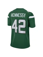 Men's New York Jets Thomas Hennessy Nike Gotham Green Game Jersey