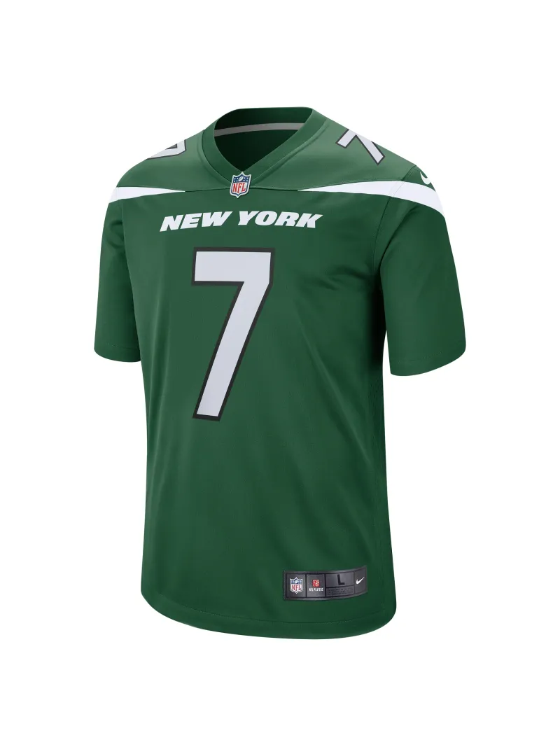 Men's New York Jets Tim Boyle Nike Gotham Green Game Jersey