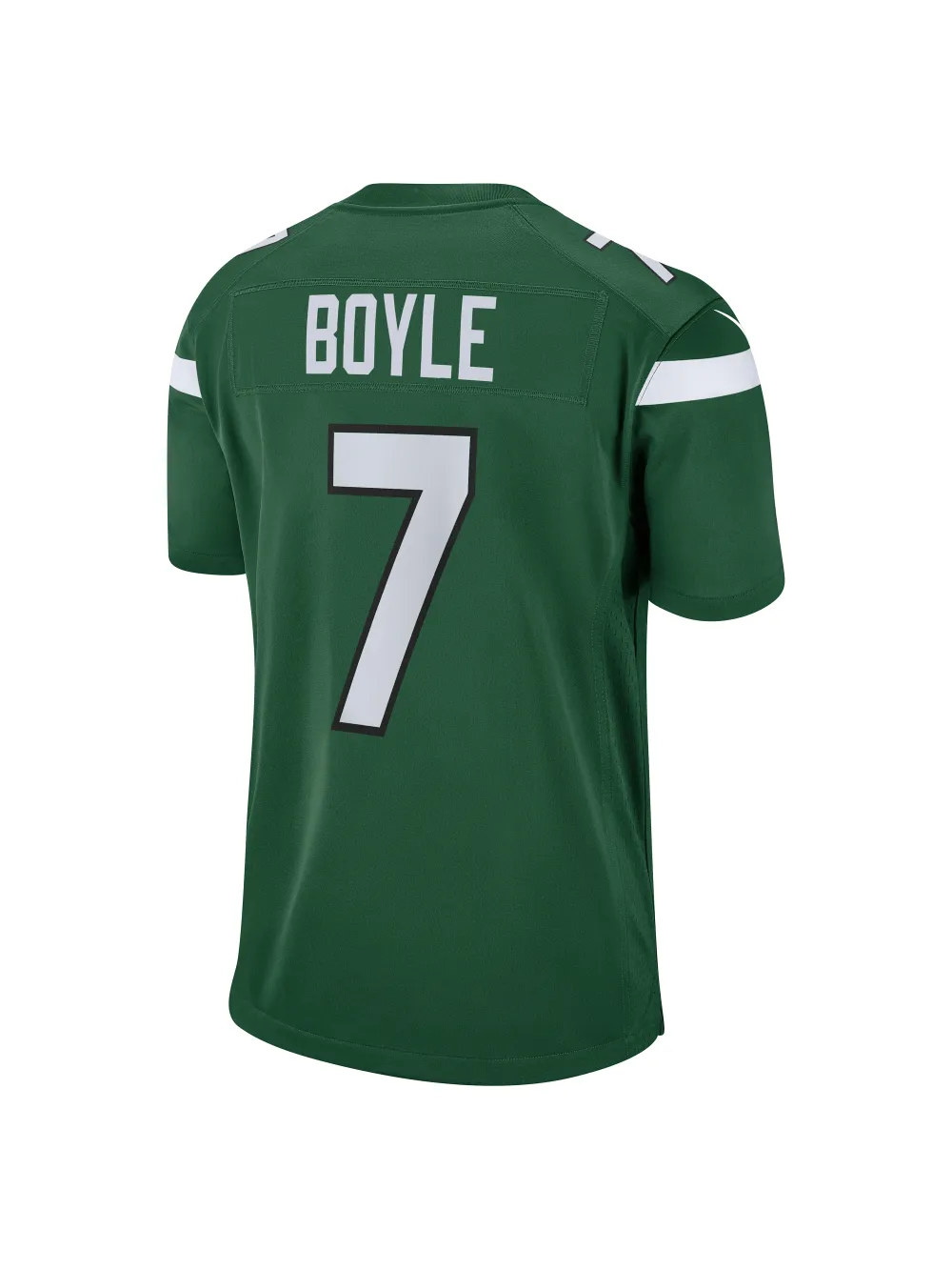Men's New York Jets Tim Boyle Nike Gotham Green Game Jersey