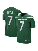 Men's New York Jets Tim Boyle Nike Gotham Green Game Jersey