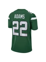 Men's New York Jets Tony Adams Nike Gotham Green Game Player Jersey