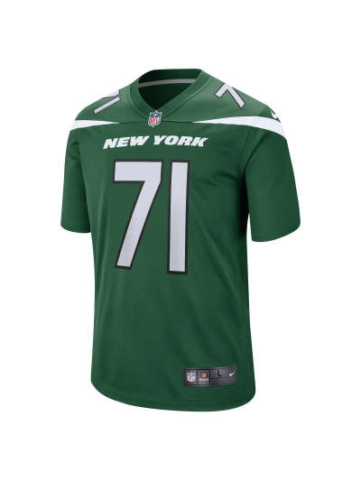 Men's New York Jets Wes Schweitzer Nike Green Game Jersey 02