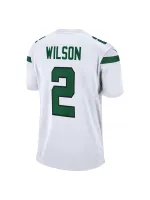 Men's New York Jets Zach Wilson Nike White Game Jersey