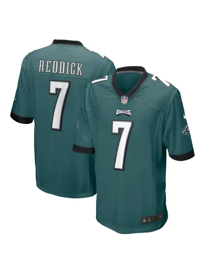 Men's Philadelphia Eagles Haason Reddick Nike Midnight Green Game Jersey 01