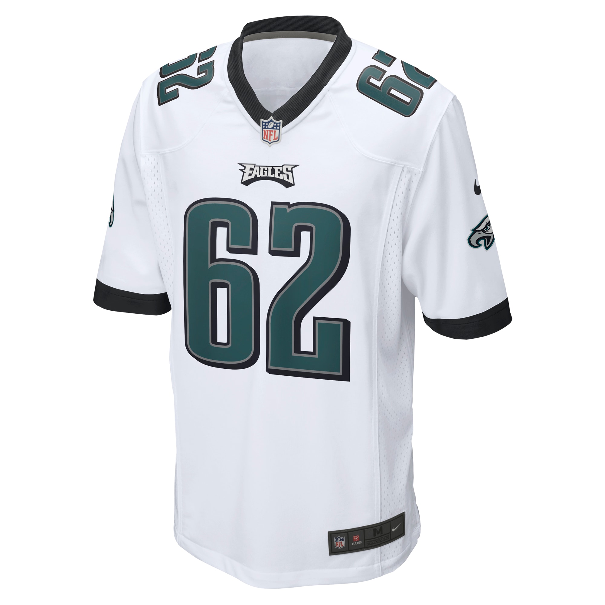 Men's Philadelphia Eagles Jason Kelce Nike White Game Jersey