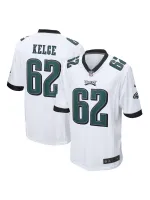 Men's Philadelphia Eagles Jason Kelce Nike White Game Jersey