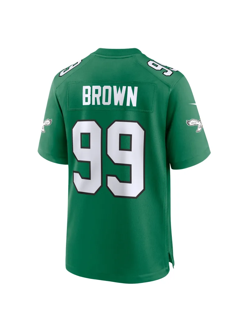 Men's Philadelphia Eagles Jerome Brown Nike Kelly Green Alternate Game Jersey