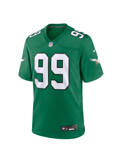 Men's Philadelphia Eagles Jerome Brown Nike Kelly Green Alternate Game Jersey 02