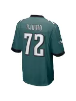 Men's Philadelphia Eagles Moro Ojomo Nike Midnight Green Team Game Jersey