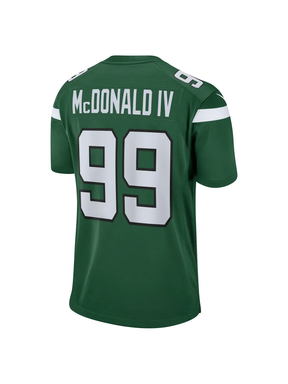 New York Jets Will McDonald IV Nike Gotham Green 2023 NFL Draft First Round Pick Game Jersey