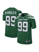 New York Jets Will McDonald IV Nike Gotham Green 2023 NFL Draft First Round Pick Game Jersey