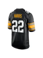 Men's Pittsburgh Steelers Najee Harris Nike Black Player Game Jersey
