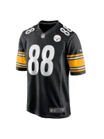 Men's Pittsburgh Steelers Pat Freiermuth Nike Black Game Jersey