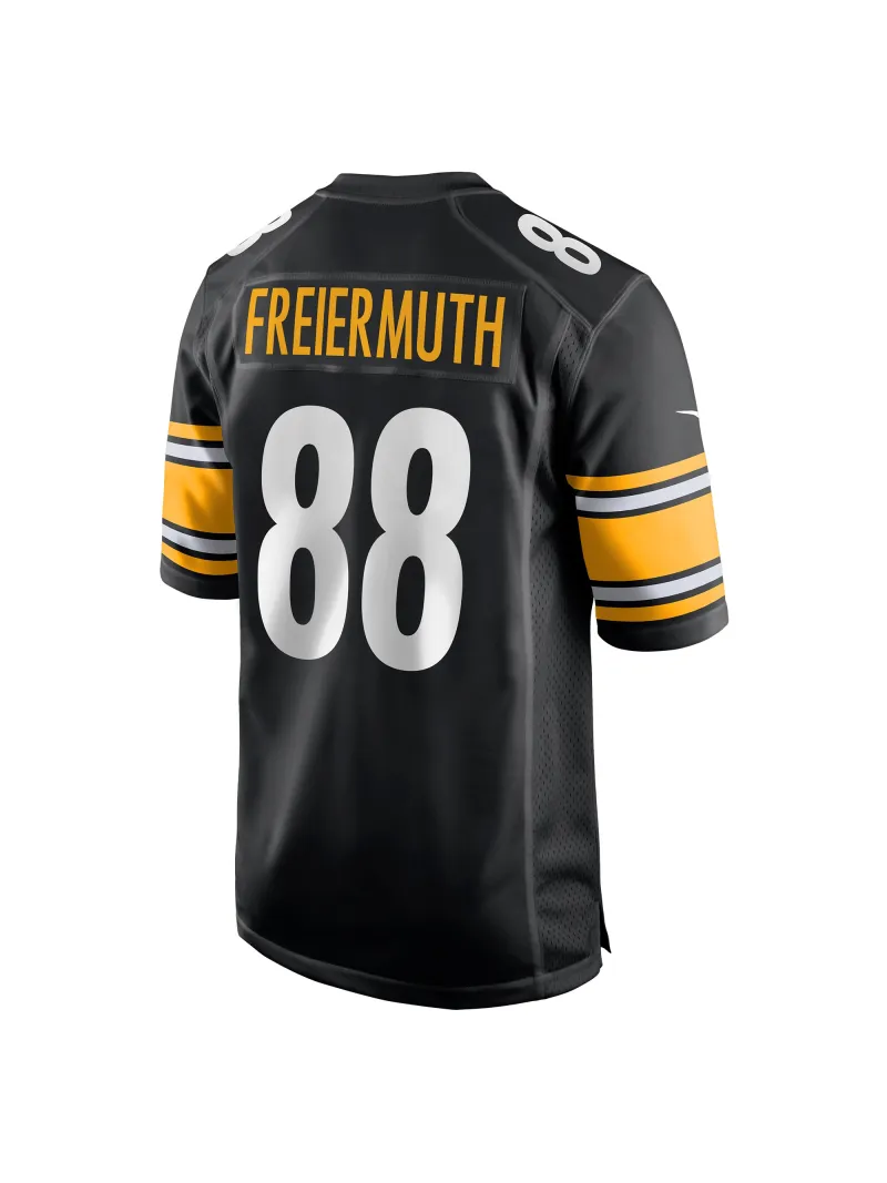 Men's Pittsburgh Steelers Pat Freiermuth Nike Black Game Jersey