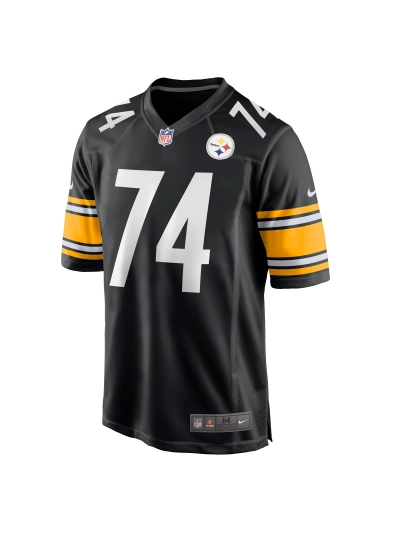 Men's Pittsburgh Steelers Spencer Anderson Nike Black Game Jersey 02