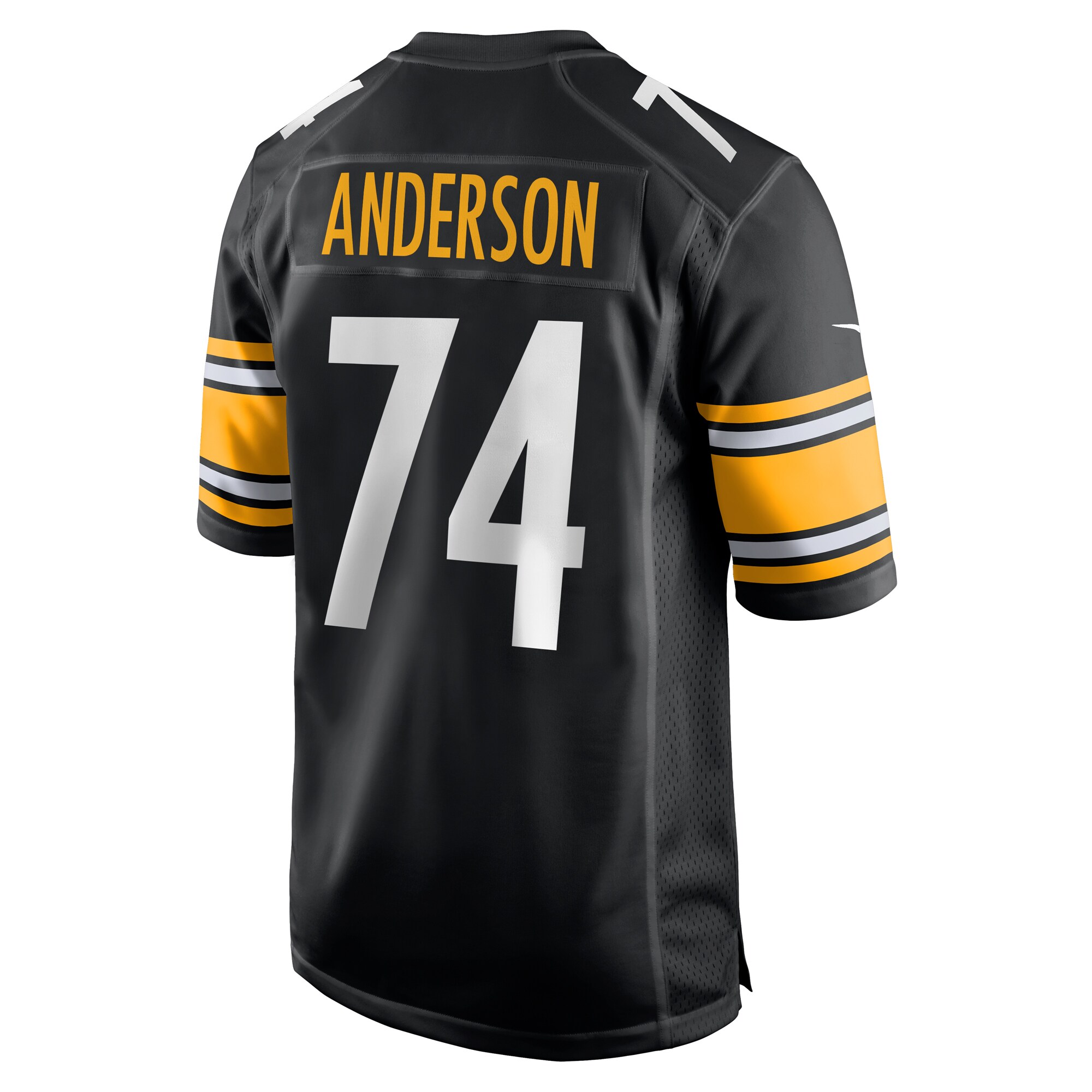 Men's Pittsburgh Steelers Spencer Anderson Nike Black Game Jersey