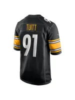 Men's Pittsburgh Steelers Stephon Tuitt Nike Black Game Team Jersey