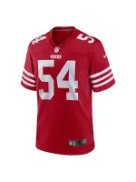 Men's San Francisco 49ers Fred Warner Nike Scarlet Player Game Jersey