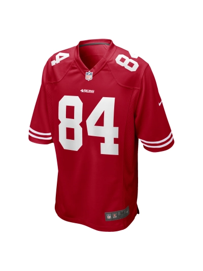 Men's San Francisco 49ers Kendrick Bourne Nike Scarlet Team Game Jersey 02
