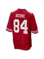 Men's San Francisco 49ers Kendrick Bourne Nike Scarlet Team Game Jersey