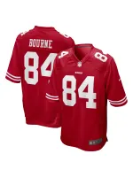 Men's San Francisco 49ers Kendrick Bourne Nike Scarlet Team Game Jersey