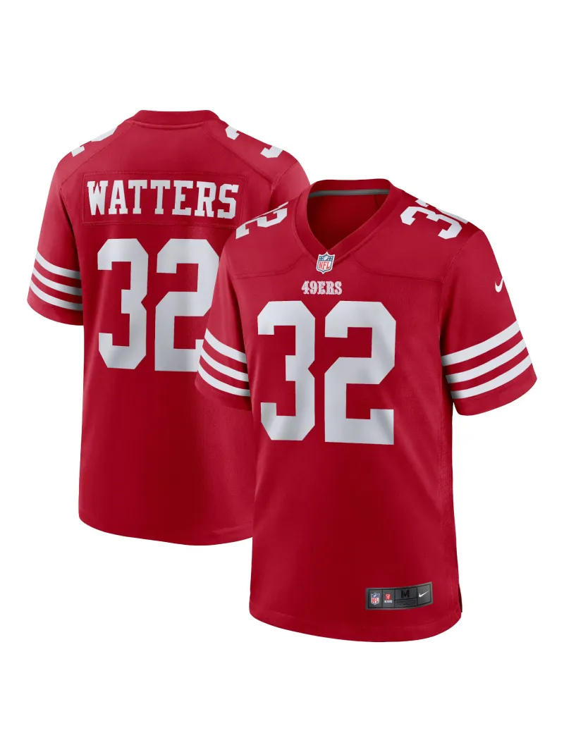 Men's San Francisco 49ers Ricky Watters Nike Scarlet Retired Player Game Jersey
