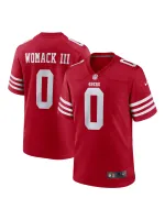 Men's San Francisco 49ers Samuel Womack III Nike Scarlet Game Jersey
