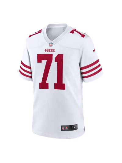 Men's San Francisco 49ers Trent Williams Nike White Player Game Jersey 02