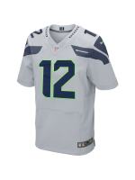 Men's Seattle Seahawks 12s Nike Gray Elite Jersey