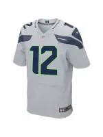 Men's Seattle Seahawks 12s Nike Gray Elite Jersey