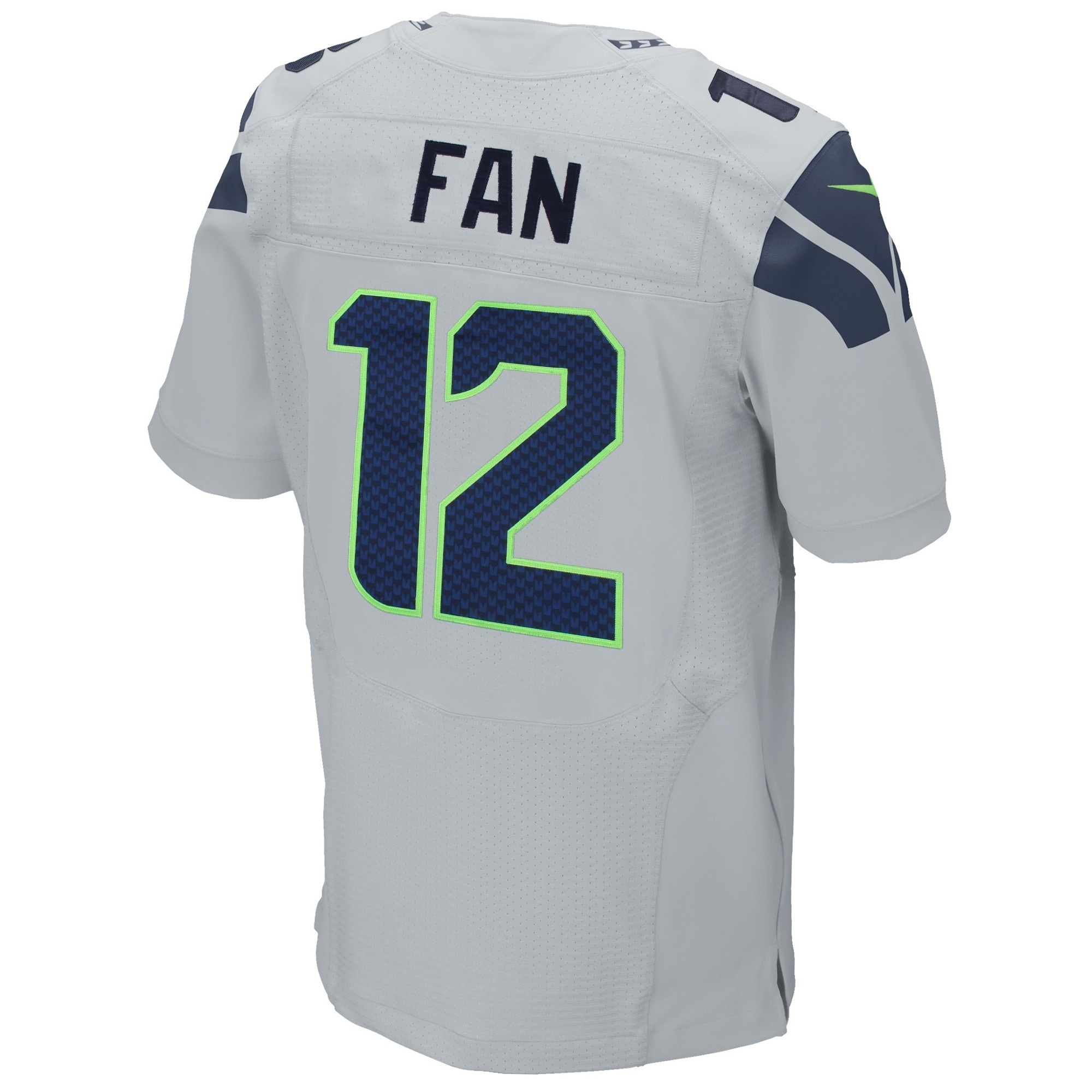 Men's Seattle Seahawks 12s Nike Gray Elite Jersey