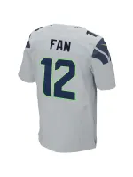 Men's Seattle Seahawks 12s Nike Gray Elite Jersey
