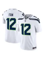 Men's Seattle Seahawks 12s Nike White Elite Jersey