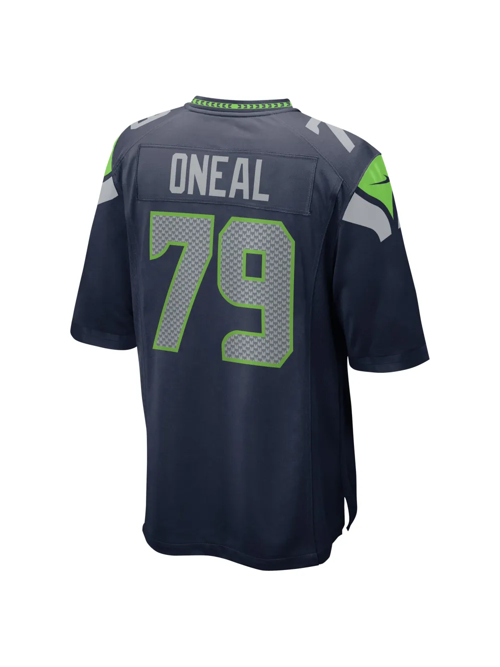 Men's Seattle Seahawks Raiqwon O'Neal Nike College Navy Team Game Jersey