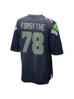 Men's Seattle Seahawks Stone Forsythe Nike College Navy Game Jersey