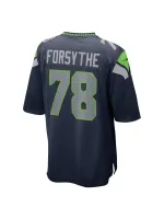 Men's Seattle Seahawks Stone Forsythe Nike College Navy Game Jersey