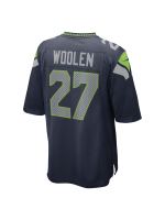 Men's Seattle Seahawks Tariq Woolen Nike College Navy Game Player Jersey