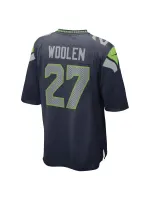 Men's Seattle Seahawks Tariq Woolen Nike College Navy Game Player Jersey