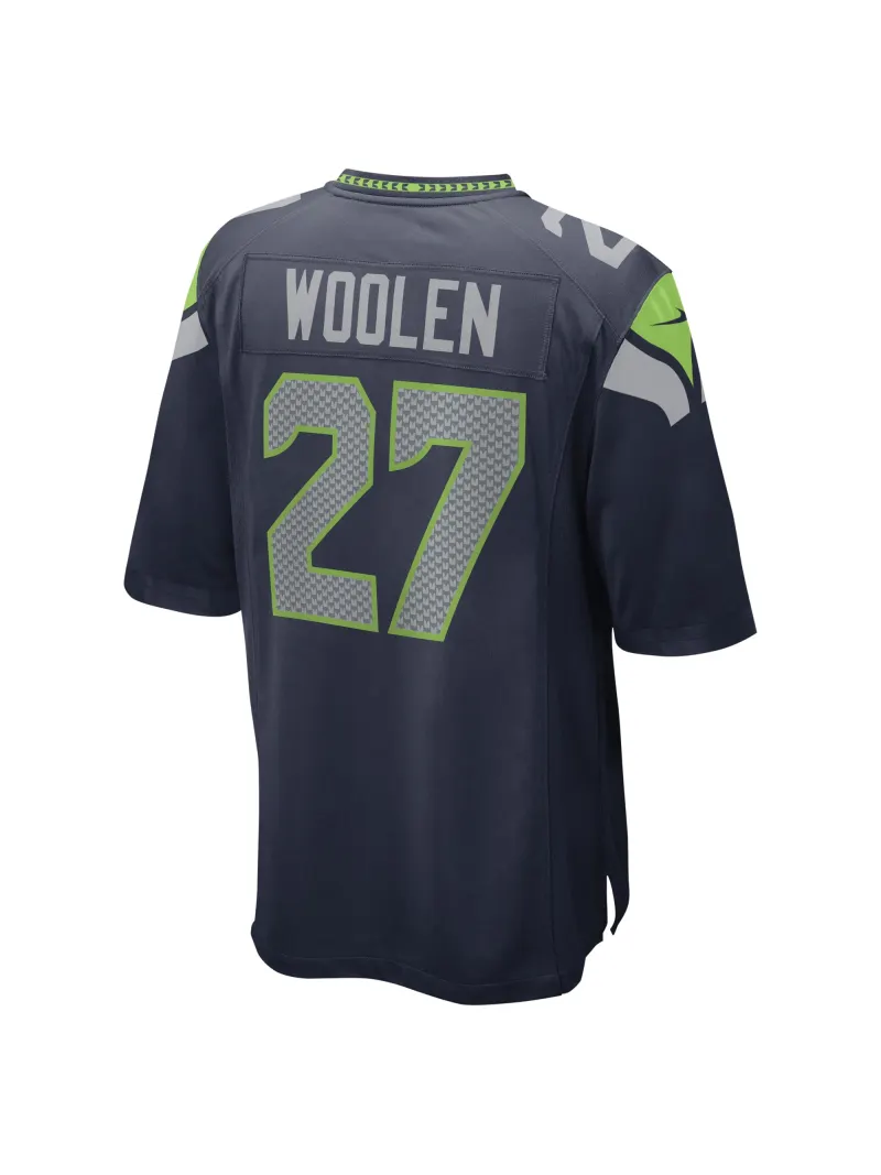 Men's Seattle Seahawks Tariq Woolen Nike College Navy Game Player Jersey