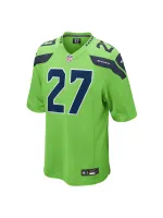 Men's Seattle Seahawks Tariq Woolen Nike Neon Green Game Jersey