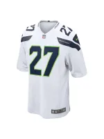 Men's Seattle Seahawks Tariq Woolen Nike White Game Player Jersey